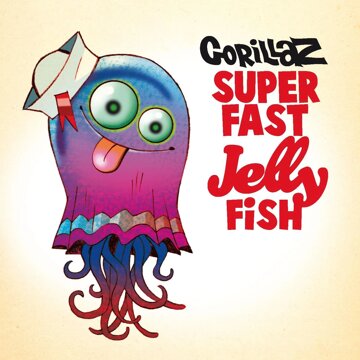 Obálka uvítací melodie Superfast Jellyfish (feat. Gruff Rhys and De La Soul)