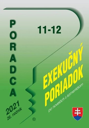 Obálka knihy Poradca č. 11-12 - Exekučný poriadok s komentárom