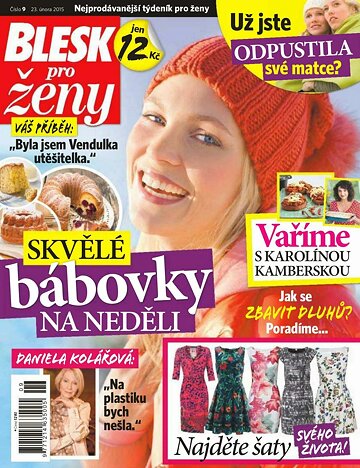 Obálka e-magazínu Blesk pro ženy 23.2.2015