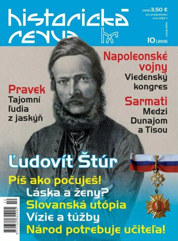 Obálka e-magazínu Historická Revue október 2015