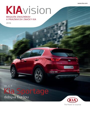 Obálka e-magazínu KIA vision 2016