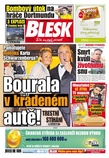 Obálka e-magazínu Blesk 12.4.2017