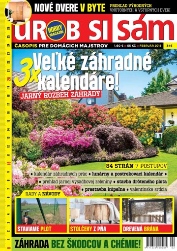 Obálka e-magazínu Urob si sám 2/2018