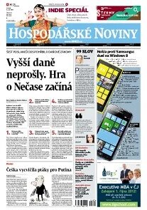 Obálka e-magazínu Hospodářské noviny 174 - 6.9.2012