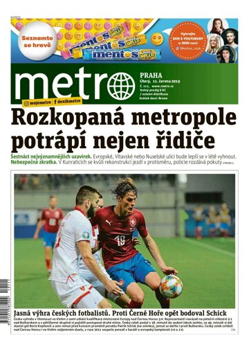 Obálka e-magazínu deník METRO 11.6.2019