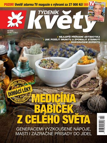 Obálka e-magazínu Týdeník Květy 50/2020
