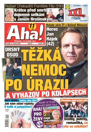 Obálka e-magazínu AHA! 11.1.2021