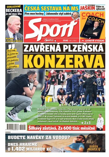 Obálka e-magazínu Sport 3.5.2022