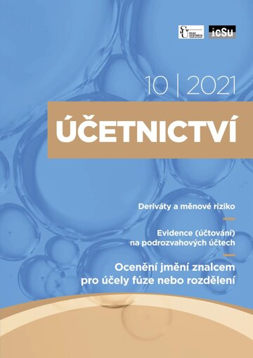 Obálka e-magazínu Účetnictví 10/2021