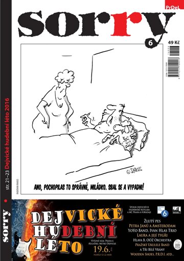 Obálka e-magazínu Sorry 6/2016