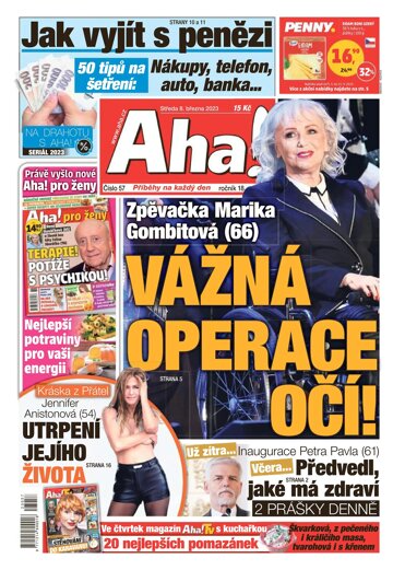 Obálka e-magazínu AHA! 8.3.2023