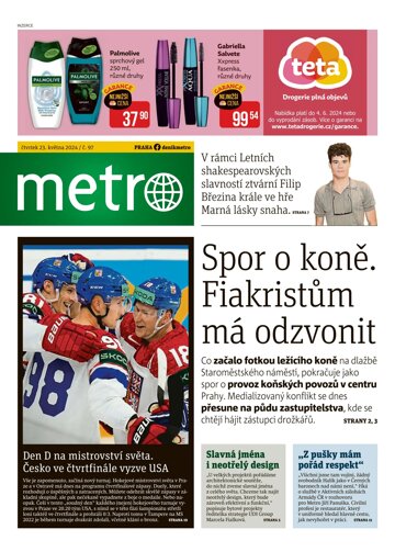 Obálka e-magazínu deník METRO 23.5.2024