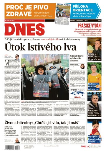 Obálka e-magazínu MF Dnes 14.6.2025