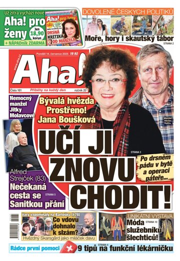 Obálka e-magazínu AHA! 14.7.2025