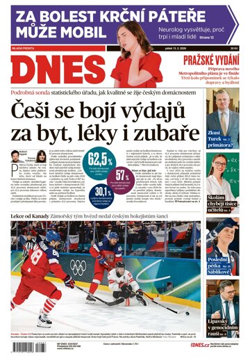 Obálka e-magazínu MF Dnes 13.2.2026