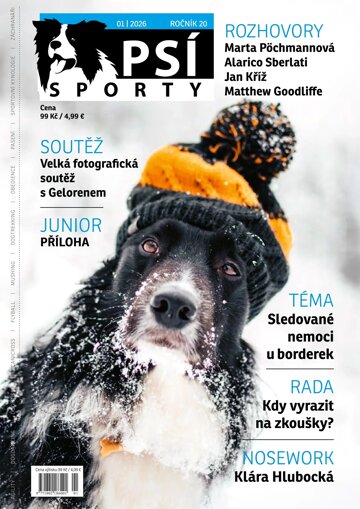 Obálka e-magazínu Psí sporty 1/2026