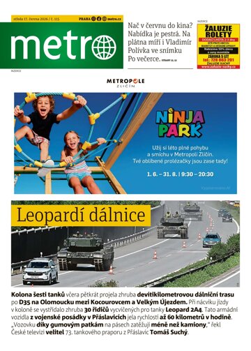 Obálka e-magazínu deník METRO 17.6.2026