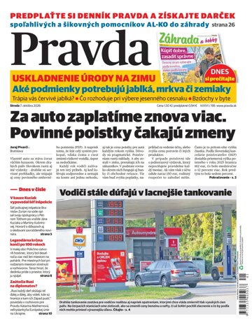 Obálka e-magazínu Pravda 7. 10. 2026