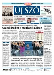 Obálka e-magazínu Új Szó 22/1/2013