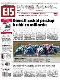 Obálka e-magazínu E15 18.8.2014