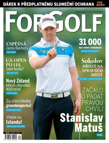 Obálka e-magazínu ForGolf 6/2015