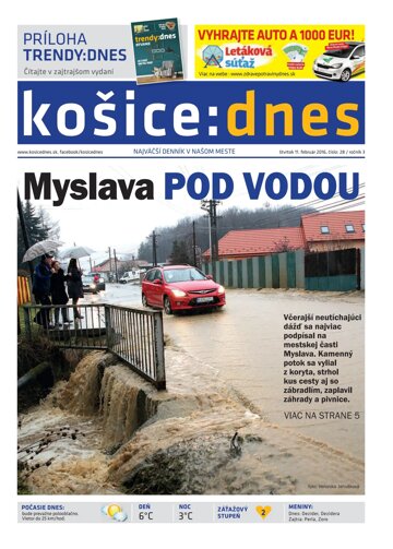 Obálka e-magazínu košice:dnes 11.2.2016
