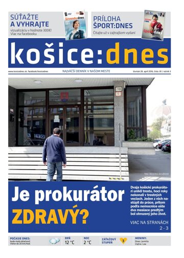 Obálka e-magazínu košice:dnes 28.4.2016