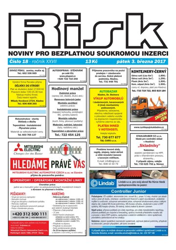 Obálka e-magazínu Risk 18/2017