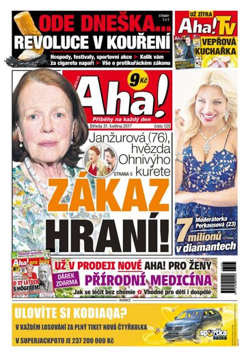 Obálka e-magazínu AHA! 31.5.2017