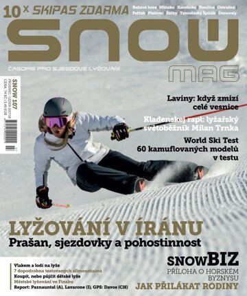 Obálka e-magazínu SNOW 107 - prosinec/leden 2017/2018