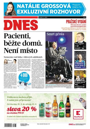 Obálka e-magazínu MF Dnes 15.3.2018