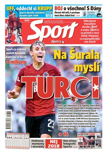 Obálka e-magazínu Sport 31.12.2018