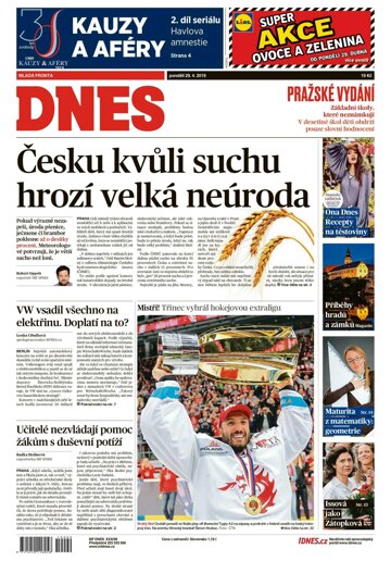 Obálka e-magazínu MF Dnes 29.4.2019