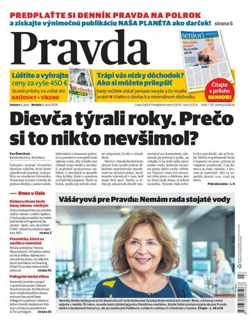 Obálka e-magazínu Pravda 8. 6. 2019