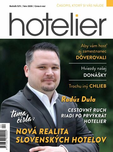 Obálka e-magazínu Hotelier leto 2020