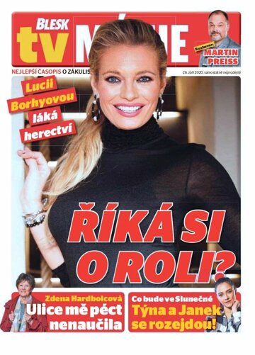 Obálka e-magazínu Blesk Tv manie 26.9.2020