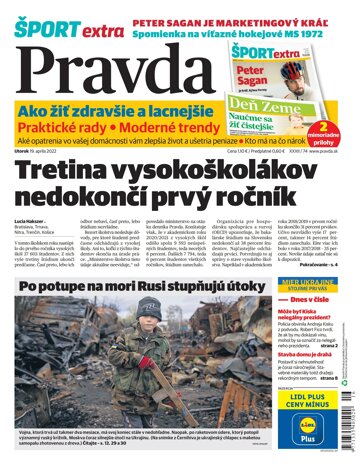 Obálka e-magazínu Pravda 19. 4. 2022