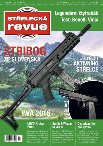 Obálka e-magazínu Střelecká revue 5/2016