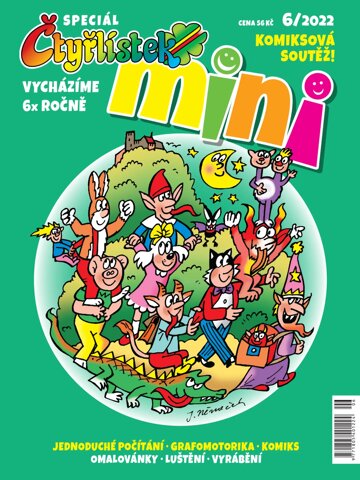 Obálka e-magazínu Čtyřlístek Mini 6/2022