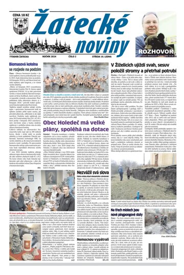 Obálka e-magazínu Žatecké noviny 2/24