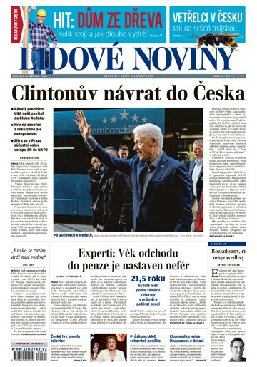 Obálka e-magazínu Lidové noviny 11.3.2024