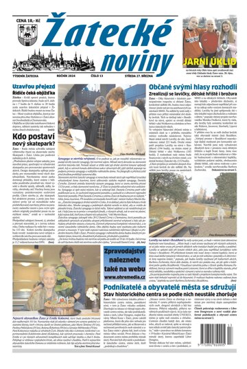 Obálka e-magazínu Žatecké noviny 13/24