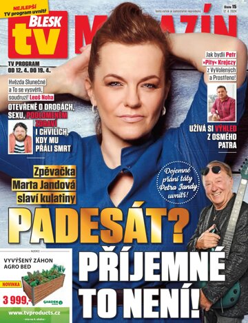 Obálka e-magazínu Blesk Tv magazín - 12.4.2024