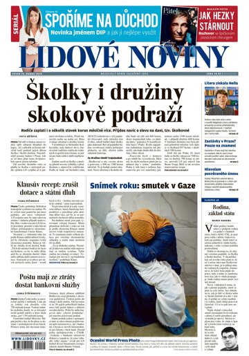 Obálka e-magazínu Lidové noviny 19.4.2024