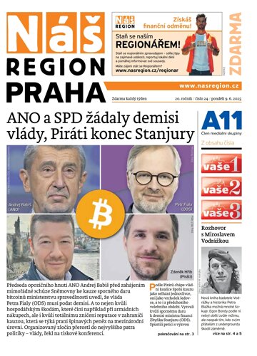 Obálka e-magazínu Náš Region - Praha 24/2025