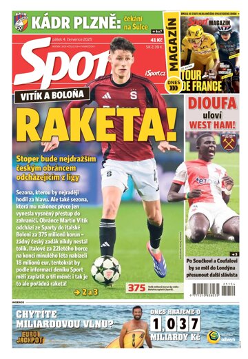 Obálka e-magazínu Sport 4.7.2025