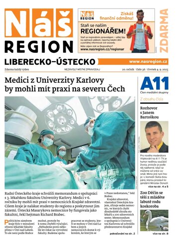 Obálka e-magazínu Náš Region - Ústecko 36/2025