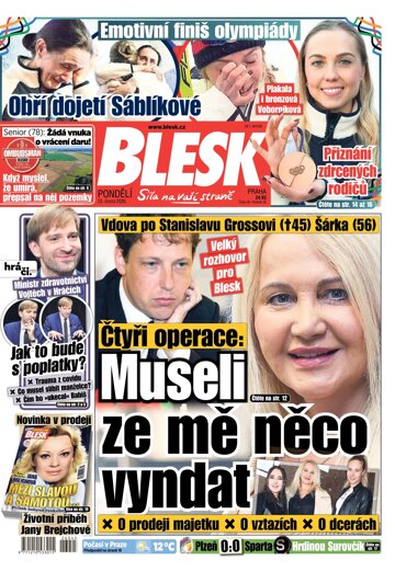 Obálka e-magazínu Blesk 23.2.2026