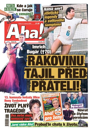 Obálka e-magazínu AHA! 10.4.2026
