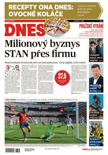 Obálka e-magazínu MF Dnes 20.7.2026